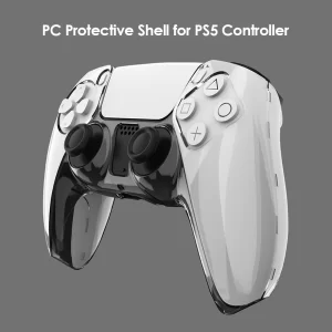 Clear Hard Case Protective Cover For PS5 DualSense Skin Shell Ultra Slim Transparent PC Cover for Sony PlayStation 5 Controller