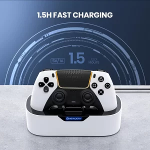 PS5 Wireless Controller Charger Station Dock For PlayStation 5 Controllers & DualSense Edge Controllers Fast Charging Stand