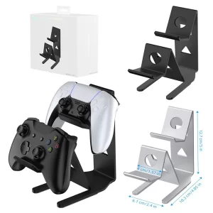 Metal Game Controller Holder Gamepad Handle Bracket Desktop Storage For Switch Pro For PS5 For Xbox Series X Joystick Rack Stand
