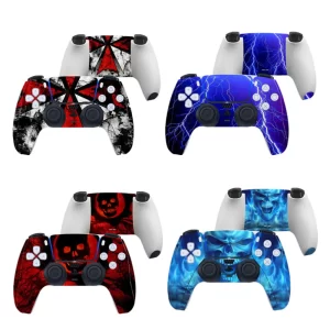 Anti-slip Skin Sticker Front Back Full Protective Decoration Decal Stickers For PlayStation 5 PS5 Controller Gamepad Accessorie