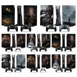 Black Myth Wukong Full Body Vinyl Protective Cover Anti-Scratch Protector Decal Cover for PS5 Disc Digital Console & Controllers