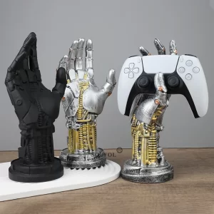 For PS4/PS5/Xboxs Series Gamepad Bracket Cyberpunk Robot Stand for NS Switch Pro Controller Gaming Ornaments Accessories