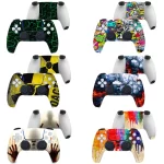 Anti-slip Skin Sticker Front Back Full Protective Decoration Decal Stickers For PlayStation 5 PS5 Controller Gamepad Accessorie