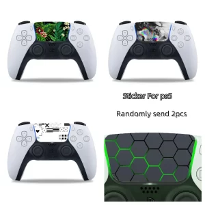 Randomly send 2pcs Protective Skin Sticker for Playstation 5 PS5 Joystick Controller Gamepad Touchpad Decoration Decal Stickers