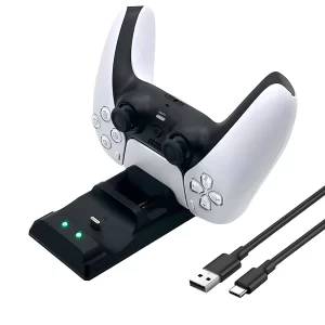 Wireless Controller Charger Type-C USB Dual Fast Charging Cradle Dock Station For PS5 For Sony PlayStation5 Fast Charging