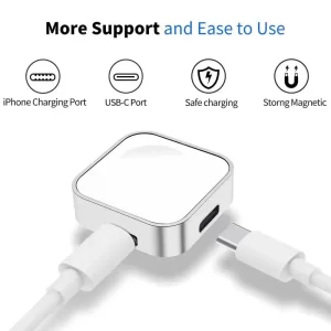 Portable Wireless Charger for Apple Watch 10 9 8 7 6 5 4 3 2 1 SE Magnetic Fast Charger Mini Charger for iWatch Series Ultra 1 2