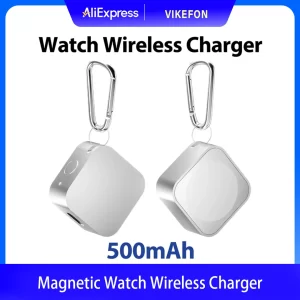 Smart Magnetic Watch Wireless Charger 500mAh Power Bank for Apple Watch Series 11 10 9 8 7 6 5 4 3 Ultra 2 SE Fast Charging Dock