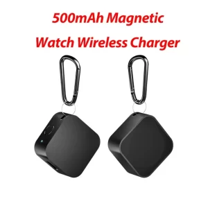 Magnetic Watch Wireless Charger Portable 500mAh Power Bank Fast Charging Dock for Apple Watch Series 10 9 8 7 6 5 4 3 Ultra 2 SE